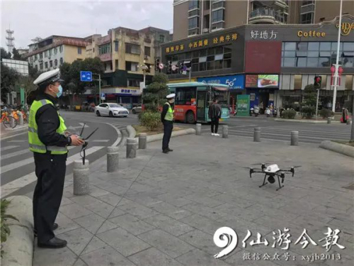 硬核！仙游街头无人机“高空喊话”！出行注意了