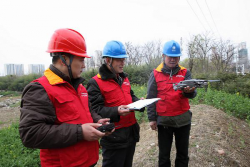 蒙城供电公司：无人机巡线助春检高效推进