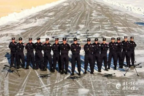 全国移民管理系统首支无人机警航队启航