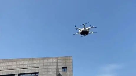 全国首个无人机血液运输航线在杭州通航
