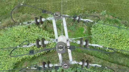 春耕农忙季 无人机巡视线路保电足