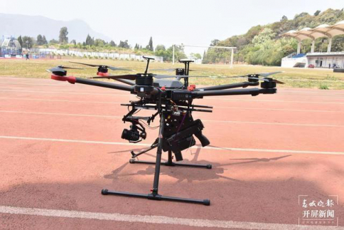 挂载冲锋枪实弹射击！昆明特警和台州警方开展警用无人机实用交流