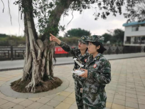 出动“无人机+小喇叭”进行宣传！南澳女民兵是这样助力清明节森林防火的……