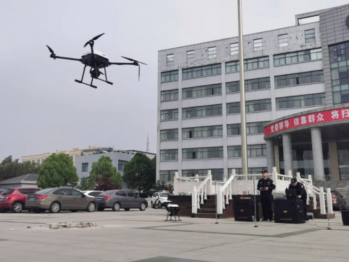 深夜出击！青岛警方联合数字鹰无人机空中打击犯罪