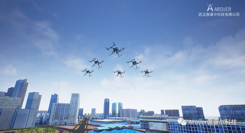 集群无人机仿真系统-傲睿尔D4S-V1