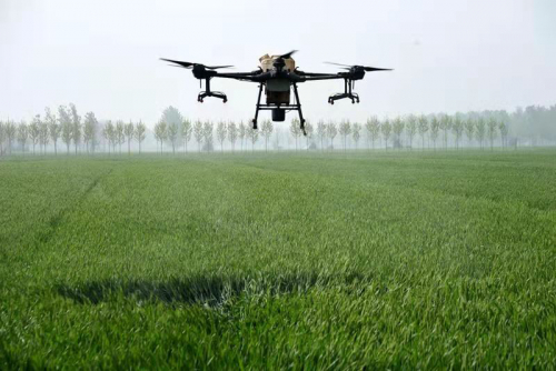 汝南：无人机当“保姆” 120万亩麦田统防统治