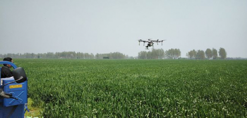 方城县券桥镇：植保无人机“飞”向希望的田野托起乡村振兴梦