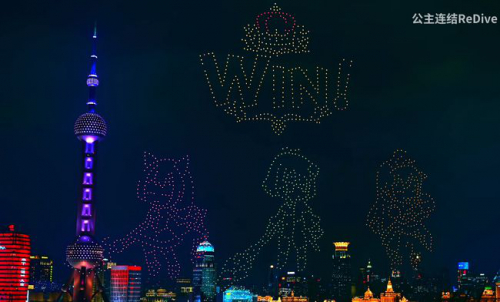 日本人惊呆！《公主连结》周年庆无人机表演上日本新闻 日宅羡慕嫉妒恨