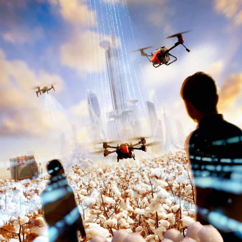 极飞在新疆启动“超级棉田”项目：两位90后管理3000亩