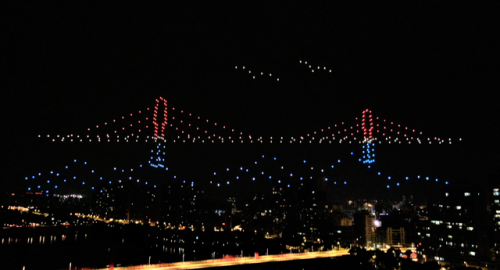 刚刚！400架无人机漳州上空精彩表演！视频奉上……