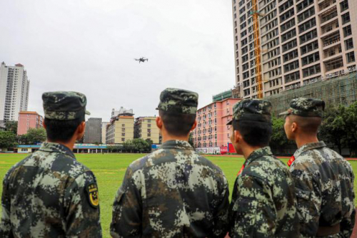 武警河池支队开展无人机培训练就战场“千里眼”