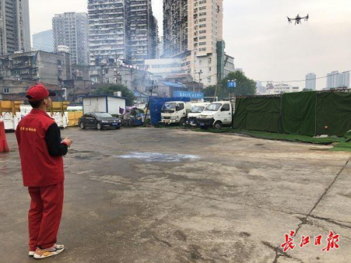 无人机，出动！垃圾转运站消杀再添新装备