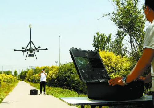 气象无人机：可对大气进行监测 及时发布气象预报