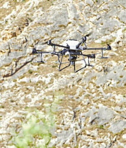 西藏首次开展无人机飞播造林