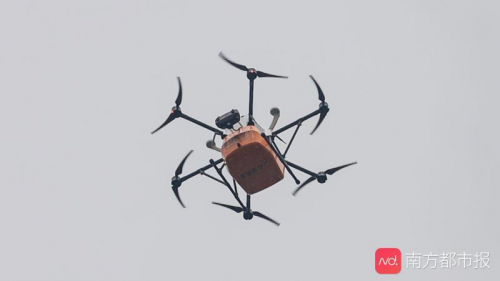 广东首用无人机远程配送医学检测样本，不堵车，无接触