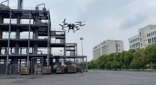 科工二院二部无人机灭火系统完成真实场景演练