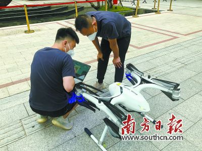 物资配送困难区域 无人机无人车“上岗”