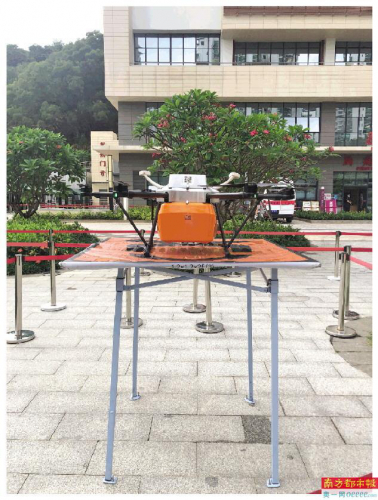 “空中快递”检验标本 无人机本月下旬“上岗”