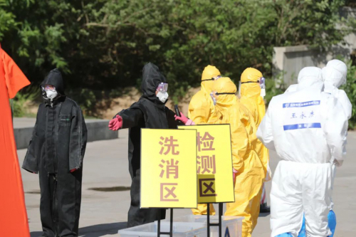 无人机助阵核应急救援演习