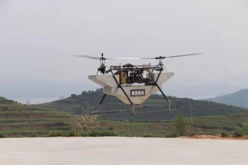 淅川开展2021年无人机飞播造林工作 飞播面积3.5万亩