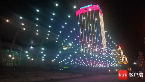 庆祝建党100周年 300架无人机“大秀”万宁