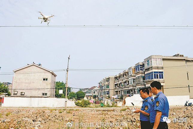 无人机助力含山违建防控常态化