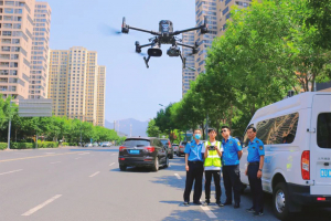 李沧综合执法“飞”出新高度