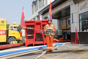 无人机变身排涝“巡线员” 