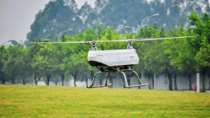 “江津造”无人机亮相2021智博会，载重达200公斤