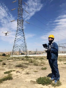 国网兰州供电公司开启无人机巡线新模式