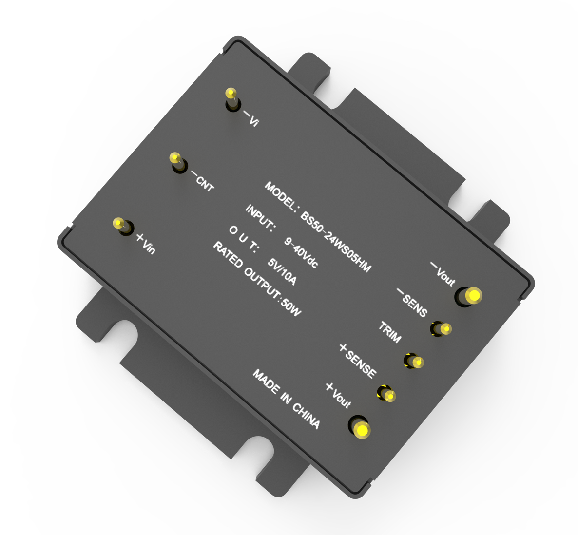 1/16砖50W 机载电源模块 可100%国产化 满足GJB181B