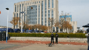 日照公安开展无人机高空巡飞