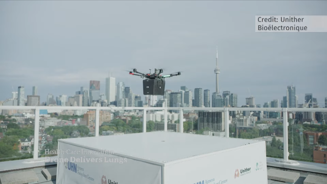 ​世界首例！无人机运送移植用真人肺并成功挽救病人