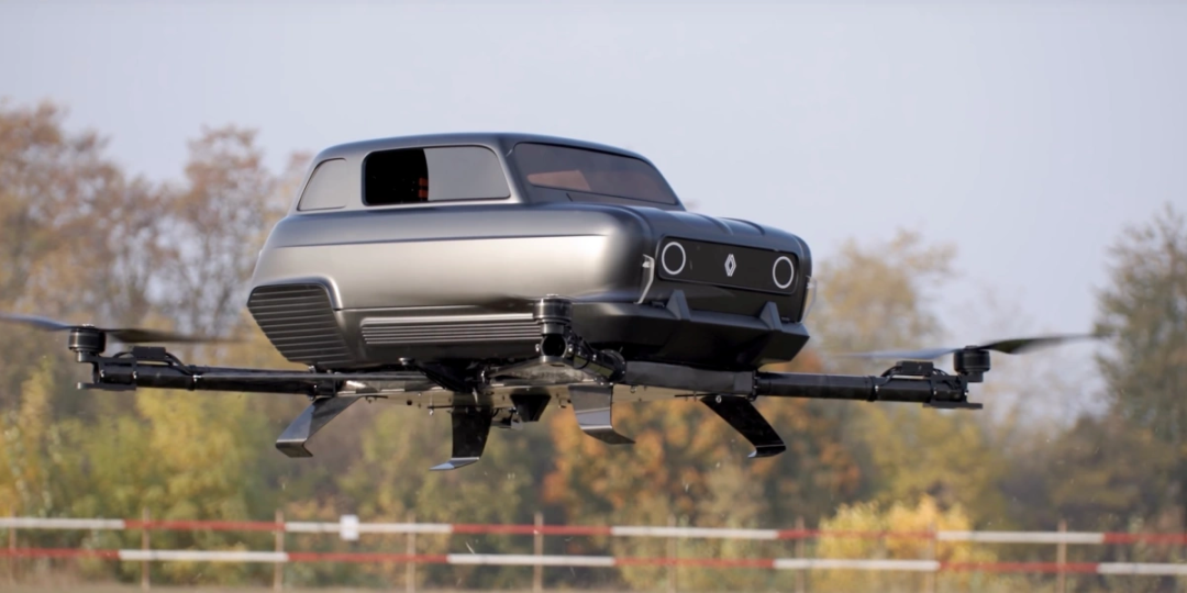 雷诺将其1960年代的经典4L汽车改造为eVTOL工艺
