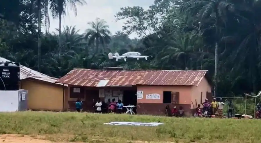 英国UAVaid公司支持医疗卫生计划，在塞拉利昂进行首次医疗无人机交付