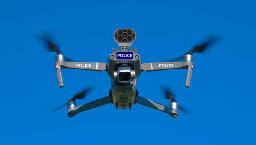 英国克兰福德警察局使用无人机更快地评估和应对飓风艾达的破坏