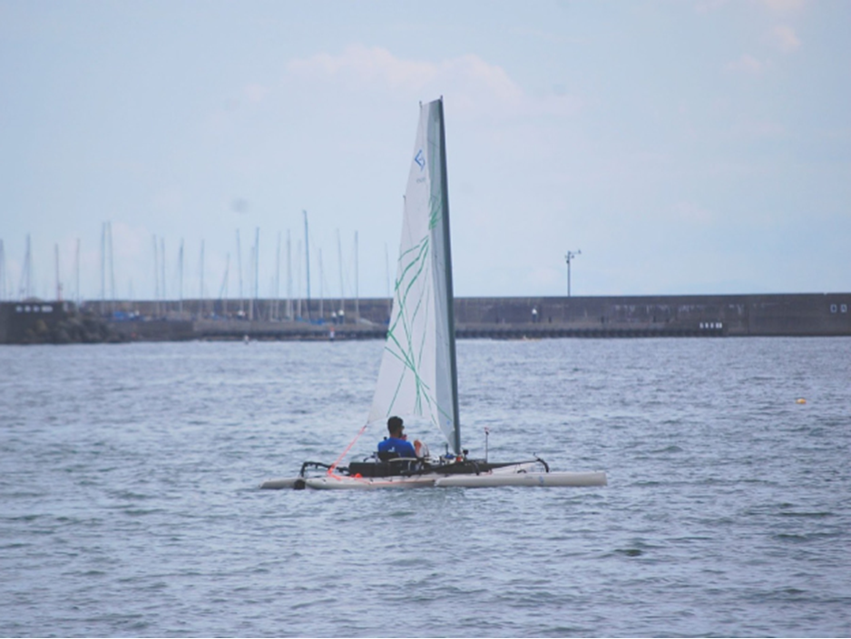 恒蓝科技用5m级帆船型无人机Type-X进行自动导航演示