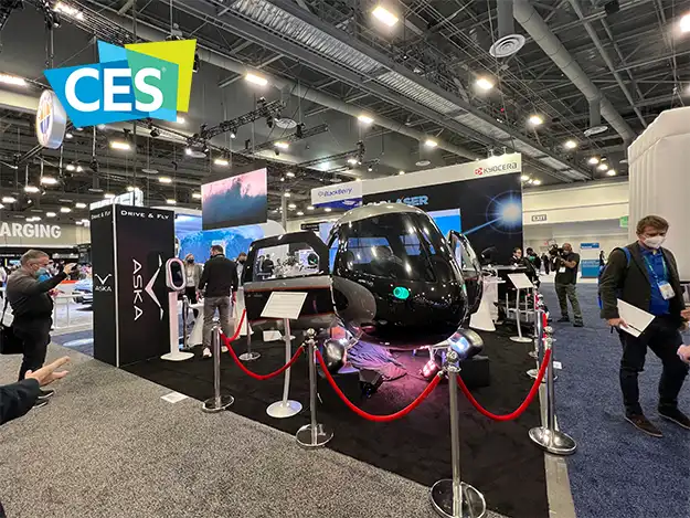 美国ASKA在CES2022展示了正在开发的空中机动性