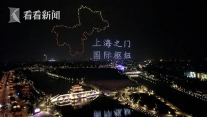致敬110！500架无人机水城门升空