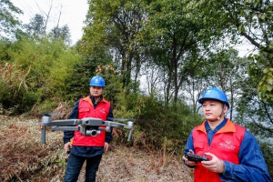 铜陵义安供电公司：无人机巡检保障春节用电安全可靠