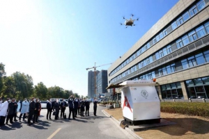 嘉善医疗无人机首飞 配送服务立体化