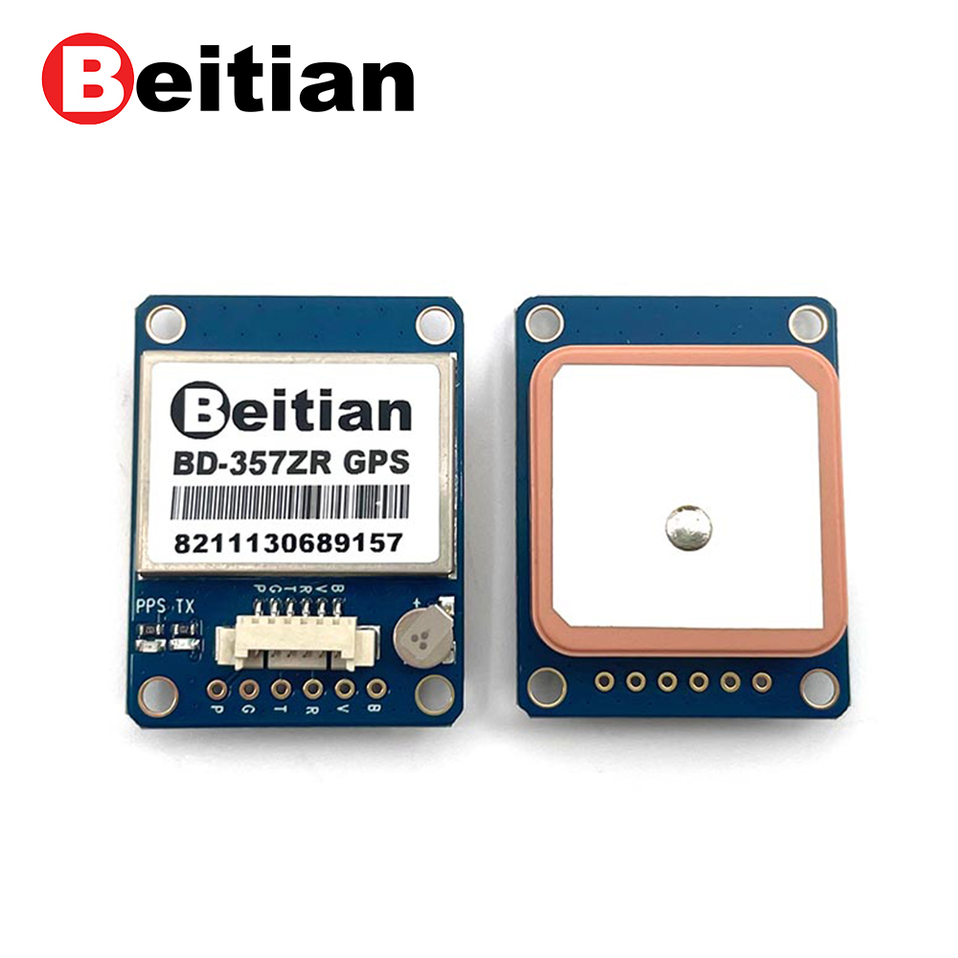 Beitian TTL 北斗GPS模块GNSS天线一体中科微AT6558R定位BD-357ZR_无人机网（www.youuav.com)