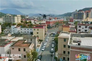 无人机会说“大鹏话”！大鹏办事处防疫宣传出“高”招