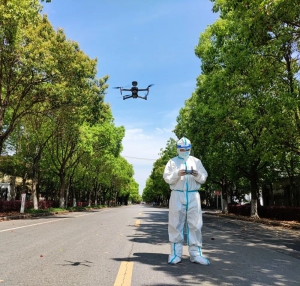 玄风航空无人机支援疫情区域管控