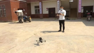 岳池：无人机参战大显身手 疫情防控不留任何死角