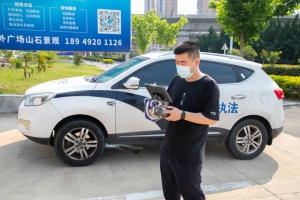 安徽巢湖高铁片区无人机“上岗” 为环境整治“添翼”