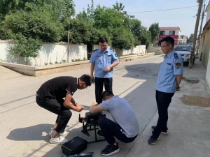 枣庄市中运用无人机查处大气污染问题