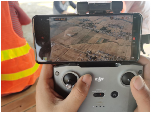 蒙城县板桥集镇：无人机助力秸秆禁烧