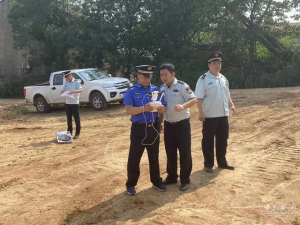 无人机助力东湖高新区打好控违拆违攻坚战