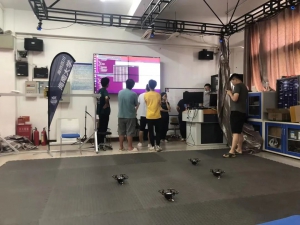 核心案例|海南大学无人机集群控制实验室实飞试验系统